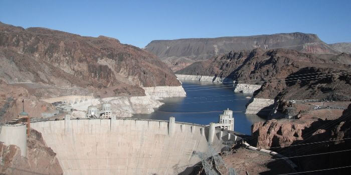 Das Bild zeigt den Hoover Dam in Las Vegas.